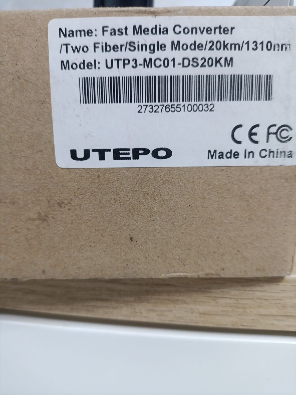 UTP3-MC01-DS20KM Fast Media Converter – Utepo Xüsusiyyətlər: - Media — Şəbəkə və server avadanlığı, Bakı (2)