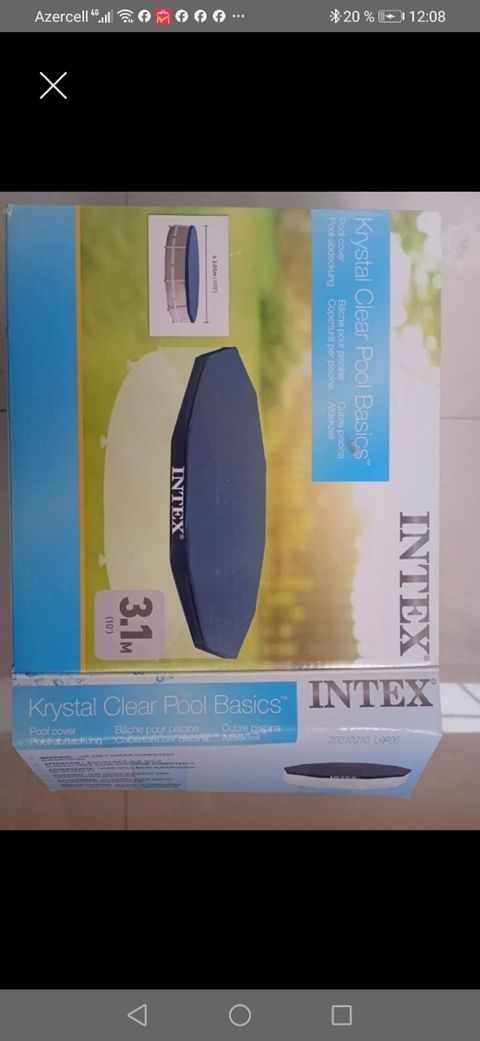 İntex Krystal Clear Pool Basics – hovuz örtüyü - Brend: Intex — Фуад
