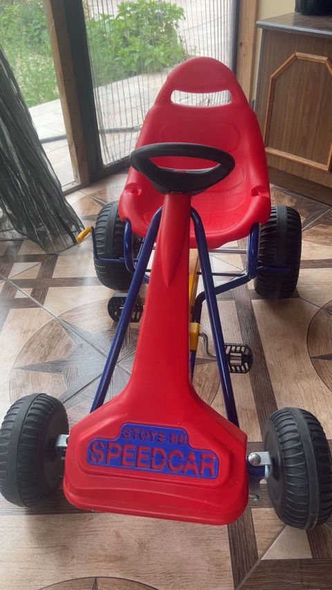 Uşaq pedallı “Gtoys 88 Speedcar” kartinq maşını - Mexaniki/pedallı — Digah