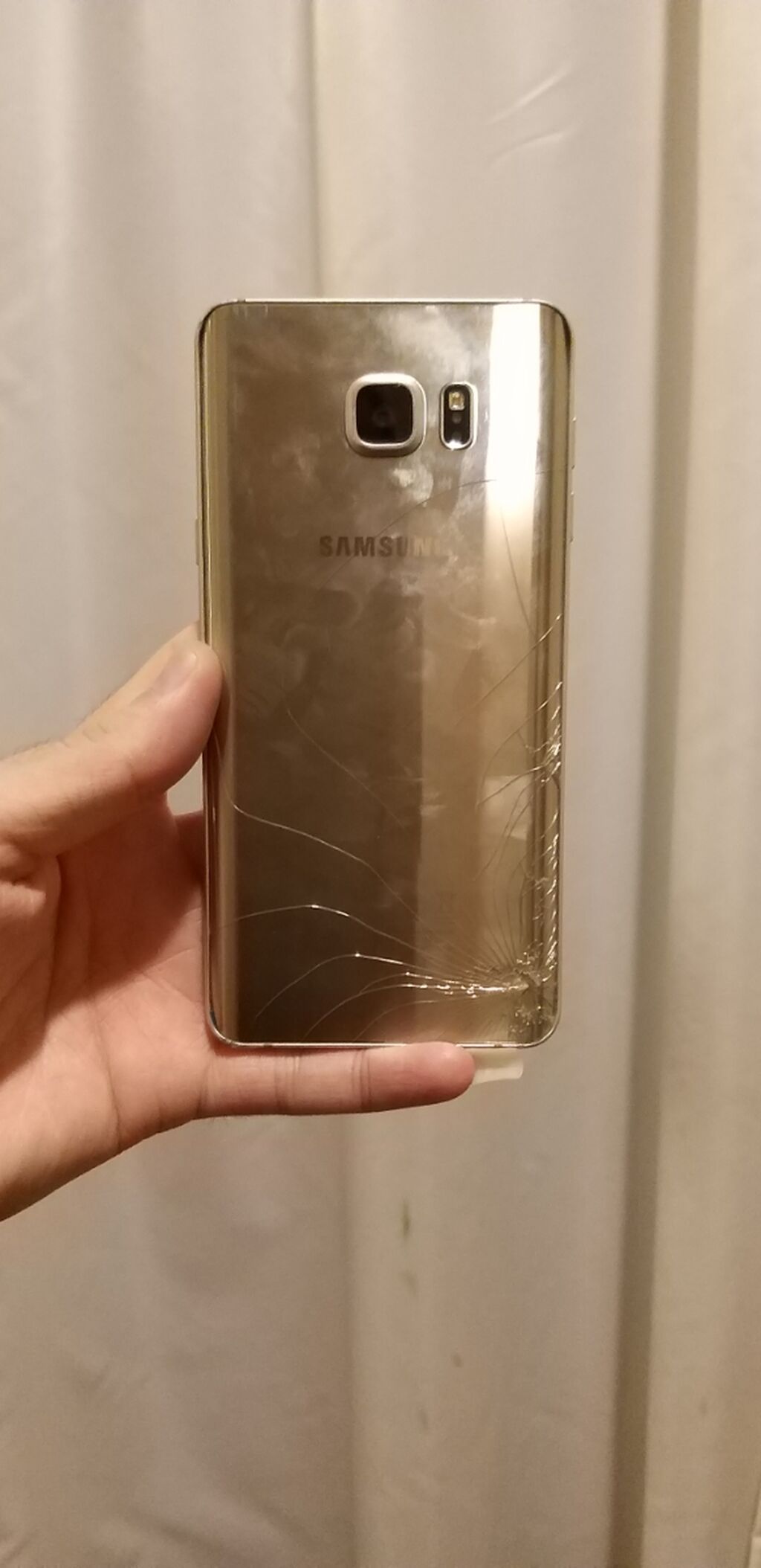 Samsung Galaxy Note 5, 32 GB, rəng - Qızılı, Barmaq izi — Samsung, Bakı (3)