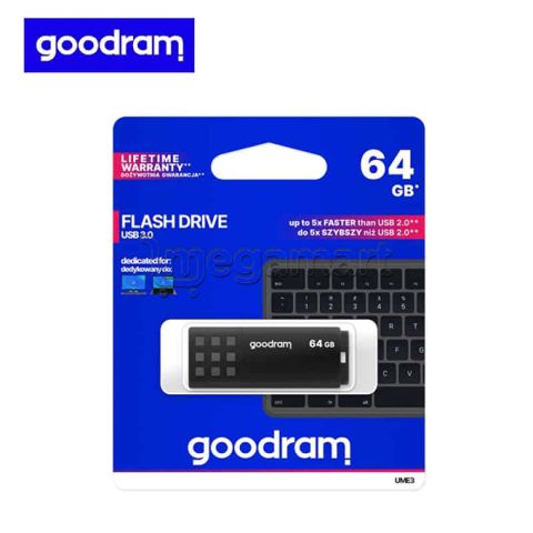 Fleş yaddaş kartı Goodram 64 GB USB 3.2 (UME3-0640K0R11) — 29.99 ₼ · Bakı · USB fləş yaddaş Fleş yaddaş kartı Goodram 64 GB USB 3.2 (UME3-0640K0R11) — Bakı