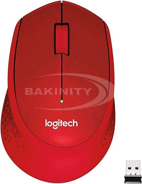 Siçan Logitech M330 Silent Plus Wireless Red — Bakı