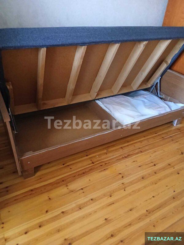 Tək nəfərlik altı bazalı (sandıqlı) çarpayı — Mebel, Bakı (2)
