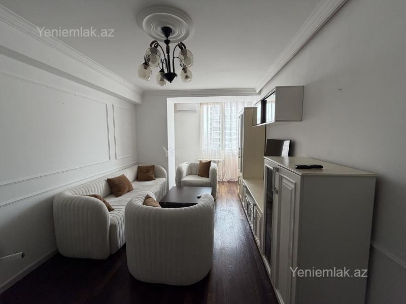 Kirayə 2 otaqlı Bina evi menzil (Yeni tikili), 48 m², Nərimanov rayonu — Mənzil, Bakı (7)