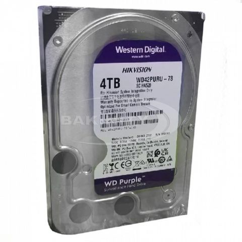 Sərt disk WD Hikvision 4TB C4CY0 Purple (WD42PURU-78) — 215.4 ₼ · Bakı · Sabit diskləri Sərt disk WD Hikvision 4TB C4CY0 Purple (WD42PURU-78) — Bakı