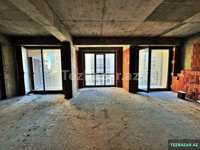 Baku City Koroglu layihədə 2 otaqli Təmirsiz Mənzil Satılır — Mənzil, Bakı (3)