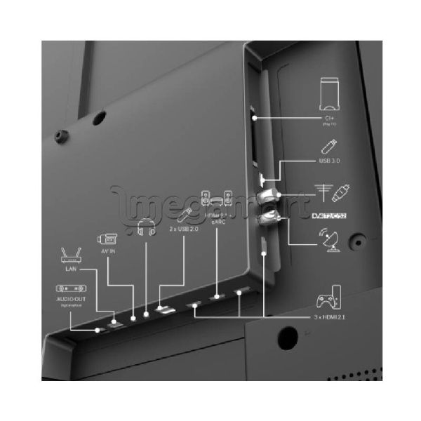 Televizor Thomson 55" QLED 4K 60Hz Smart Google TV Black (55QG5C14) — Televizorlar, Bakı (3)