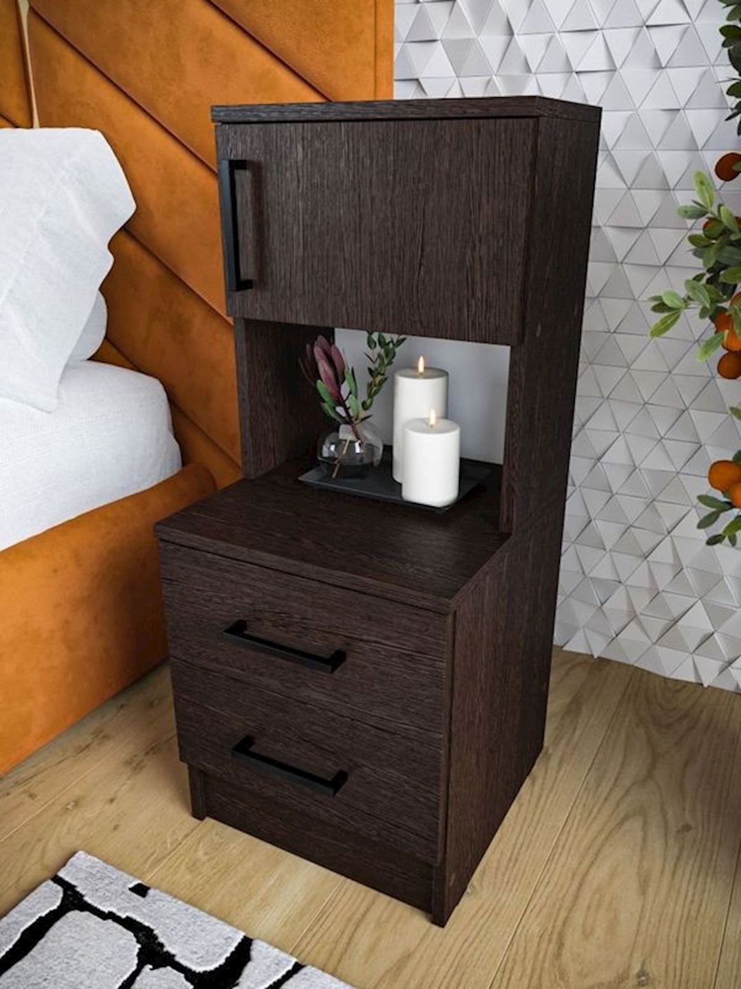 Tumba 35x36.3x83 sm, Ldsp, Qəhvəyi — Mallar, Bakı (2)