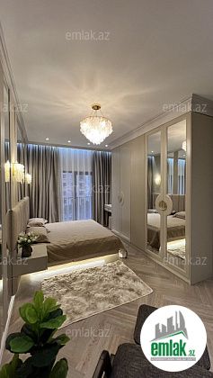 Satılır 3 otaqlı 92 m² yeni tikili Şah İsmayıl Xətai m — Mənzil (4)