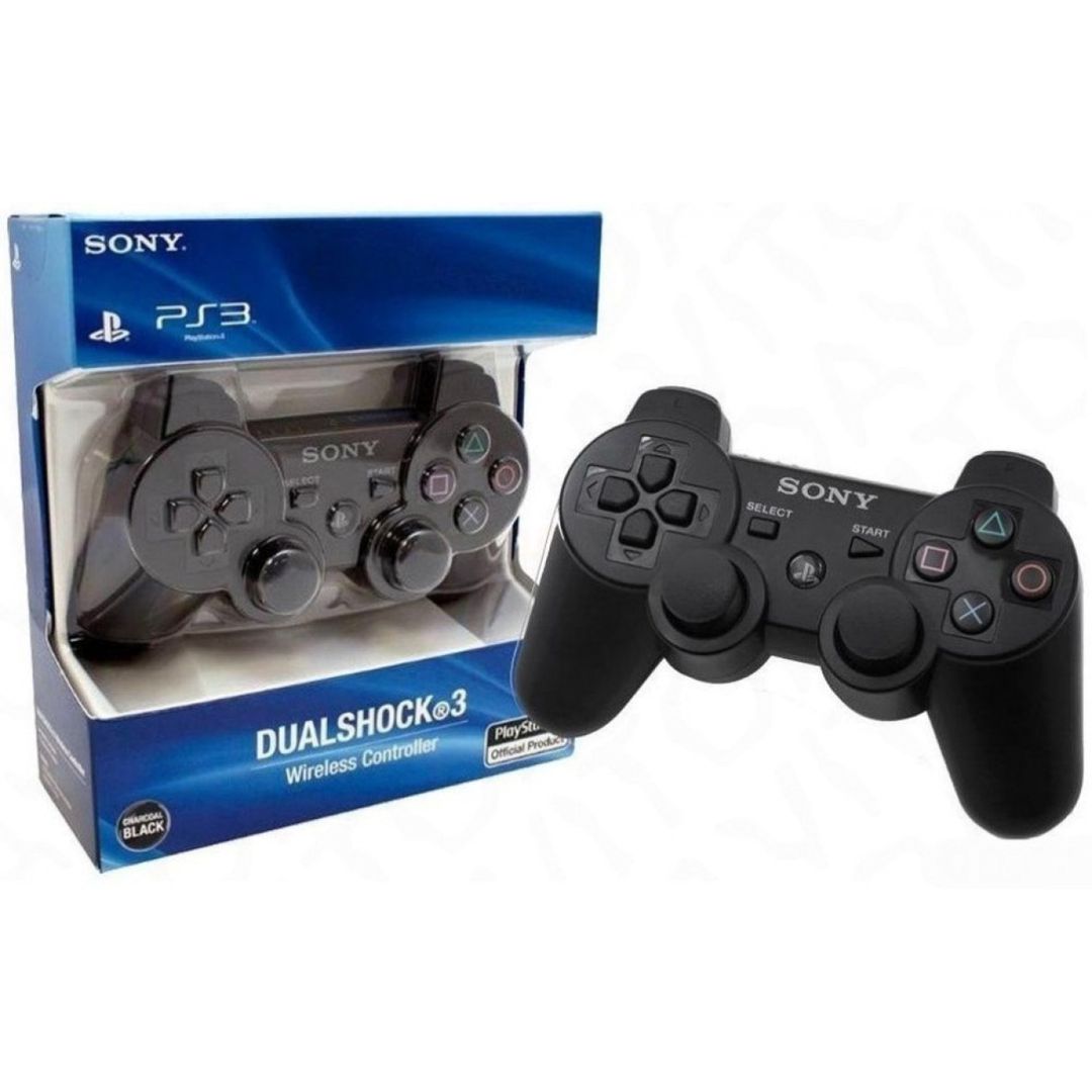 Qeympad Sony PlayStation 3 DualShock 3 Wireless Controller Black — Təkərlər, joystik-lər, gamepad-lər, Bakı (2)