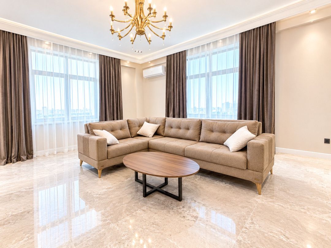 İcarəyə verilir 3 otaqlı yeni tikili 140 m² — Mənzil, Bakı (2)