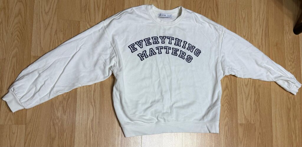 Svitşot, Bershka, M, rəng - Ağ — Hodie və sviter, Bakı (3)