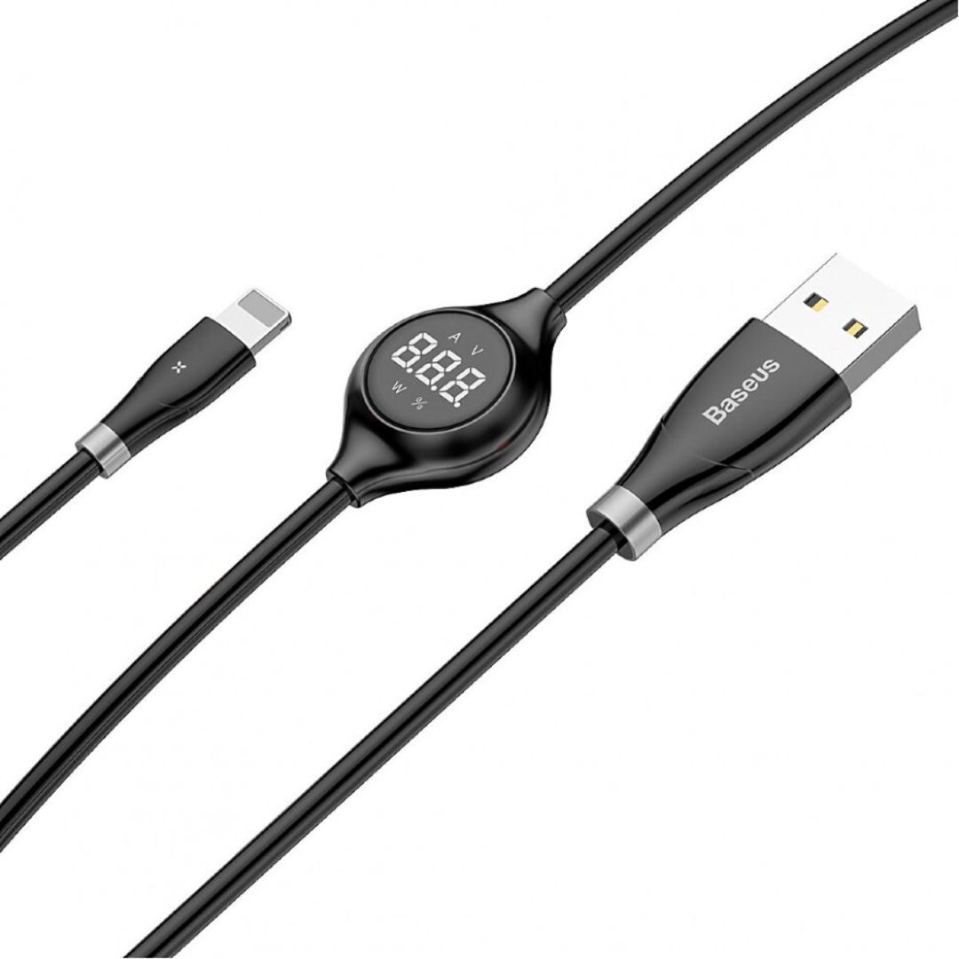 USB Kabel 2.0A Lightning Baseus Big Eye Digital Display CALEYE-01 — Telefonlar və qadjetlər, Bakı (4)