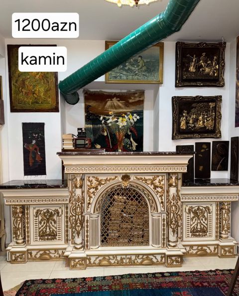 Kamin bahali materiallarla hazirlanib 1200 azn satilir‼ unvan azadliq — Bakı