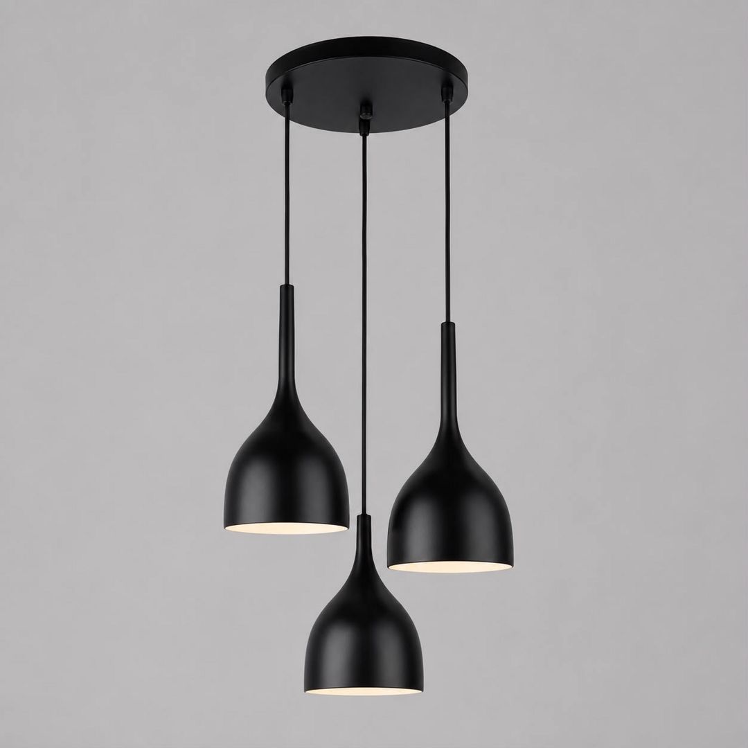 Asma çılçıraq GL76, 220 Vt, metal, qara — Mallar, Bakı