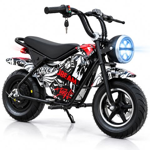 Uşaq elektrik motosikl ES3508, rəngbərəng, 20 km/s — Bakı