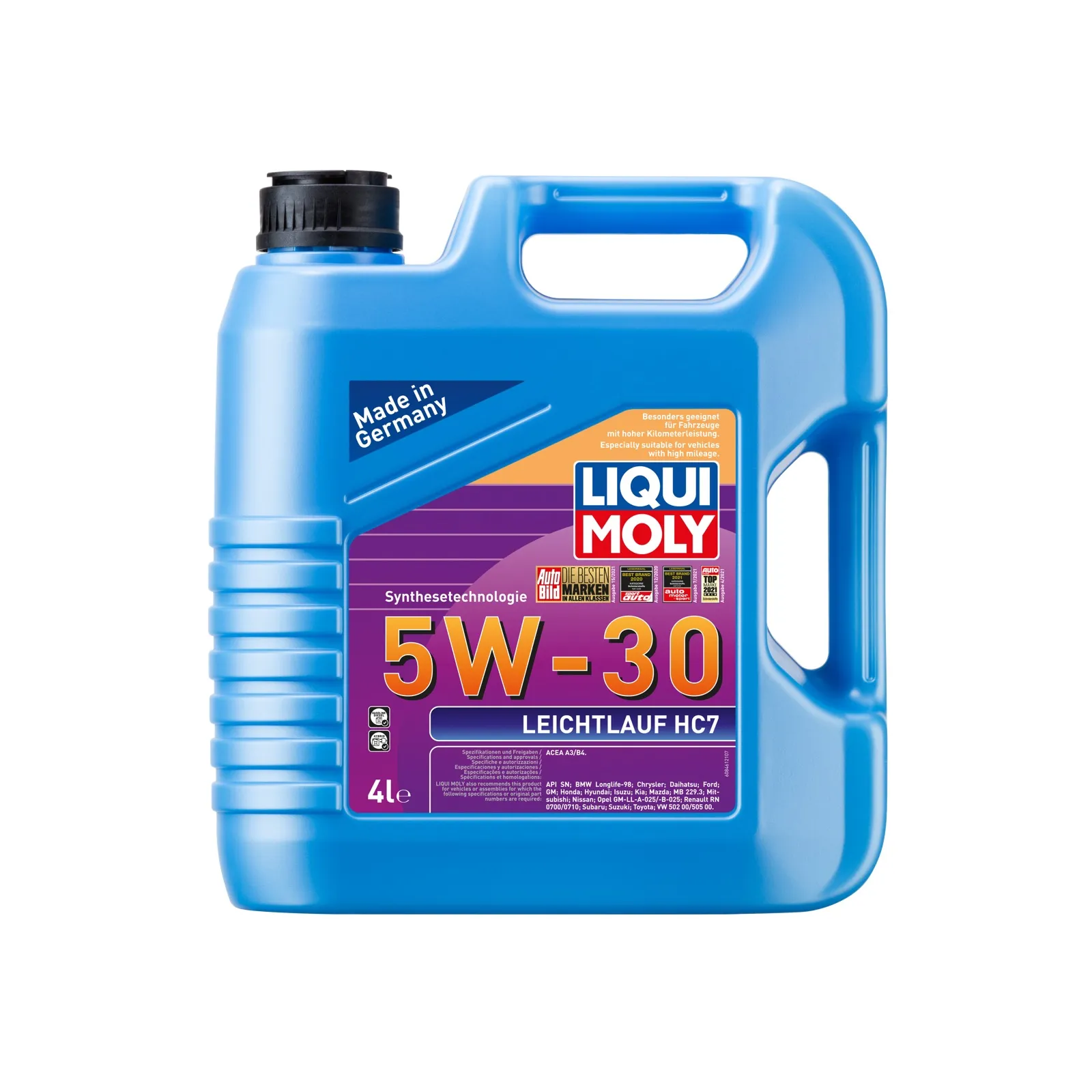 Avtomobil mühərrik yağı Liqui Moly Leichtlauf HC7 5W-30 4L (LM8461) — Ehtiyat hissələri və aksesuarlar
