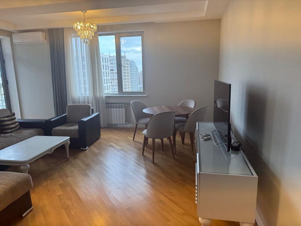 Yasamalda, Şərifzadə Küçəsində "S MTK"-da 97 m² Təmirli 3 Otaqlı — Mənzil, Bakı (3)
