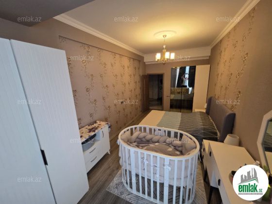 Satılır 2 otaqlı 95 m² yeni tikili Həzi Aslanov m — Mənzil (6)