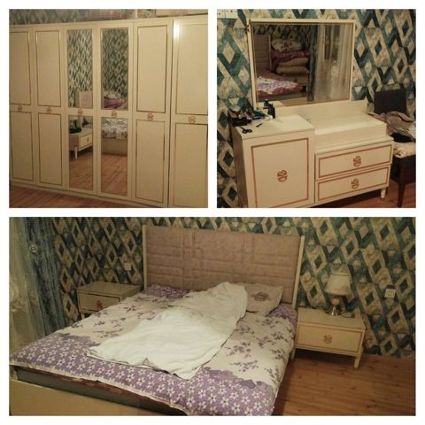 İkinəfərlik çarpayı, Dolab, Termo, 2 tumba, İşlənmiş — 1 000 ₼ · Bakı · Yataq otağı mobilya dəstləri İkinəfərlik çarpayı, Dolab, Termo, 2 tumba, İşlənmiş — Bakı