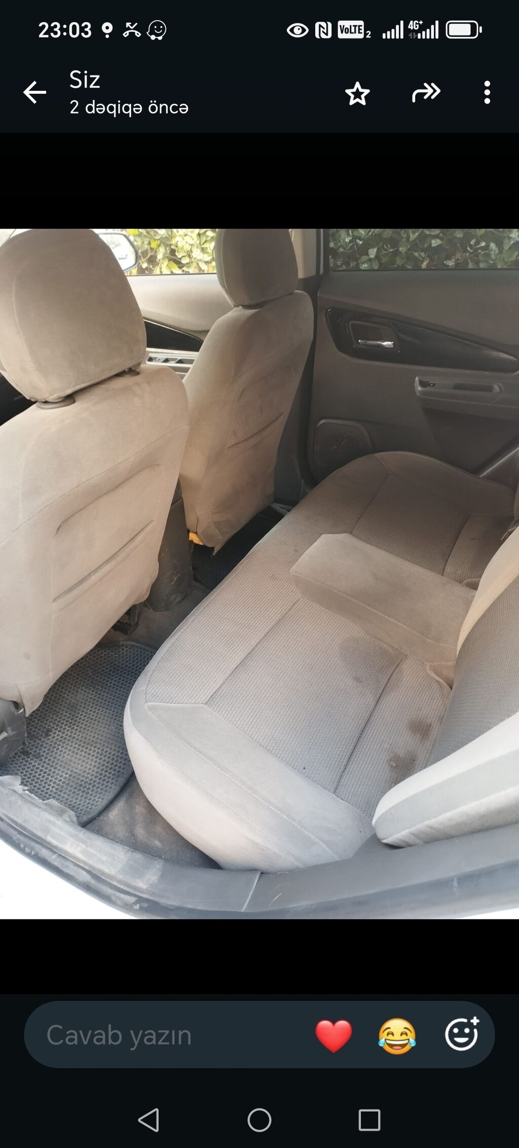 Chevrolet Cobalt: 1.5 l 2024 il 19900 km 77-YU-459 — Avtomobillər, Ucar (3)