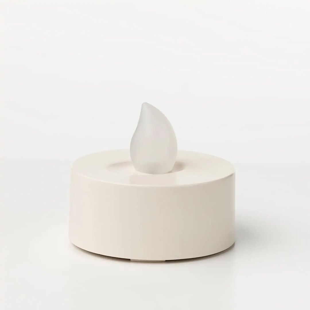 LED qızdırıcı şam IKEA Godafton 303.617.69, bej, 6 əd — Mallar, Bakı (2)