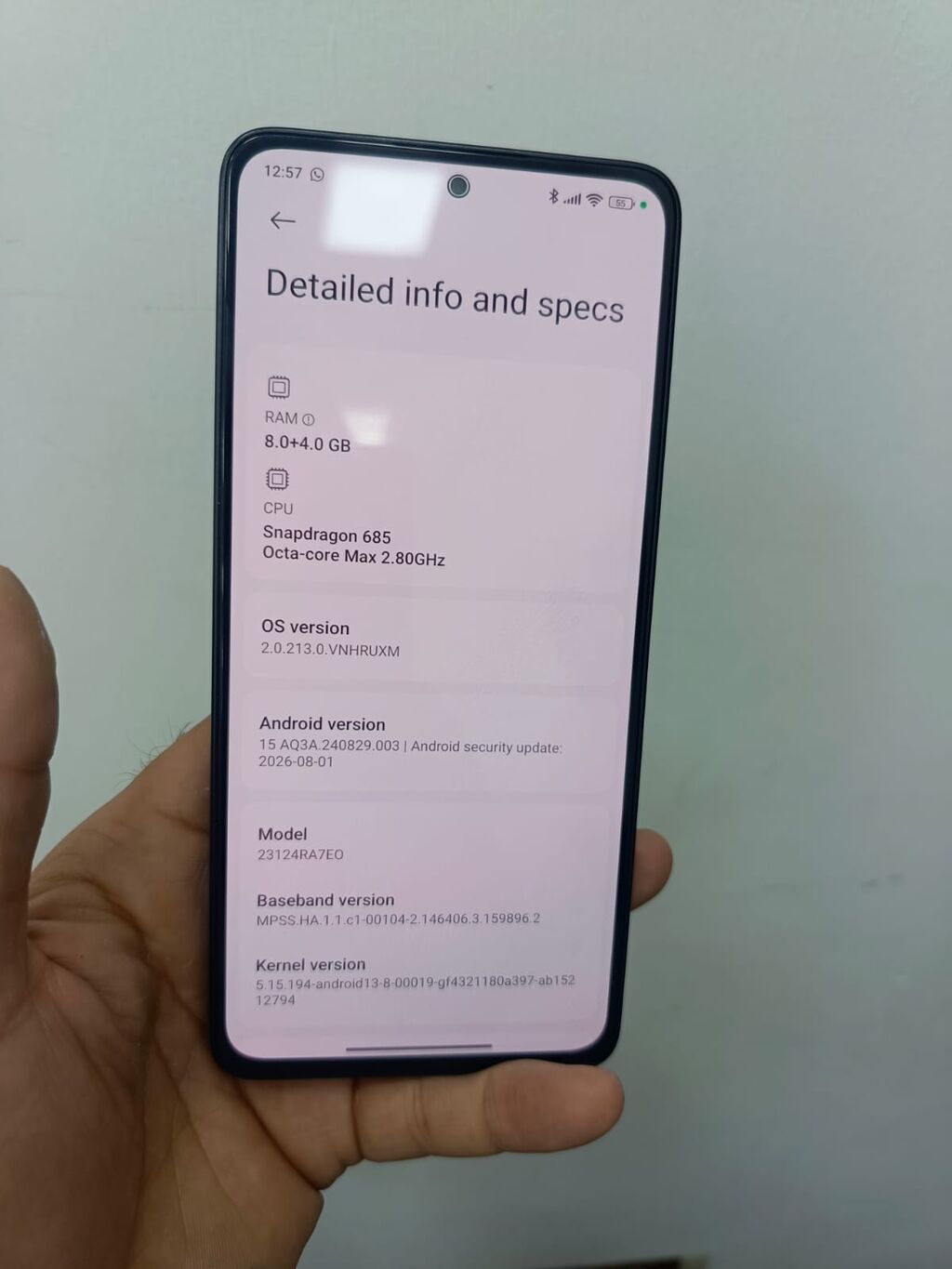 Redmi note 13, 12 RAM 256 GB İdeal öz telefonumdu. Təmirdə falan — Xiaomi, Bakı (4)