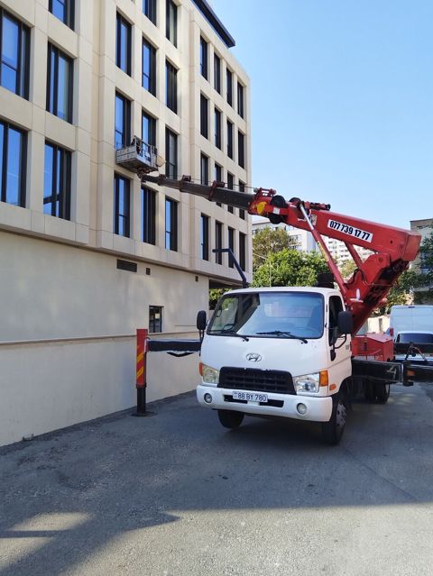 Avtokran səbəti (manlift) icarəsi – Hyundai şassisində qaldırıcı — 20 ₼ · Bakı · Biznes və avadanlıq Avtokran səbəti (manlift) icarəsi – Hyundai şassisində qaldırıcı — Bakı