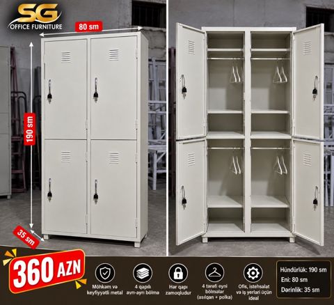 Dəmir dolab — 360 ₼ · Bakı · Biznes və avadanlıq Dəmir dolab — Bakı