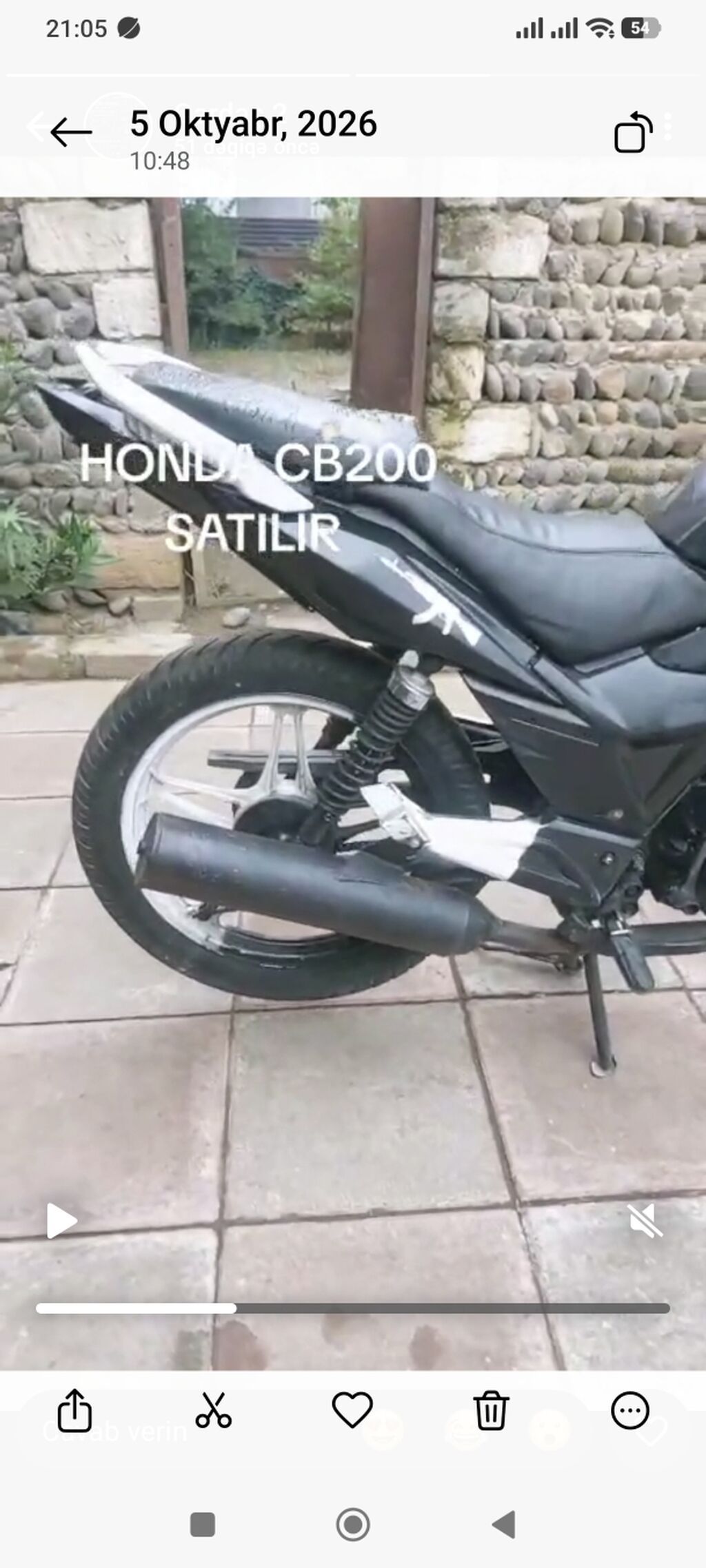 Honda - CB200, 200 sm3 — Motosikletlər, Güzdək (3)