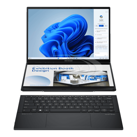 Noutbuk Asus Zenbook Duo UX8406MA-QL344X (90NB12U1-M00JE0) — 2 816.4 ₼ · Bakı · Noutbuklar Noutbuk Asus Zenbook Duo UX8406MA-QL344X (90NB12U1-M00JE0) — Bakı