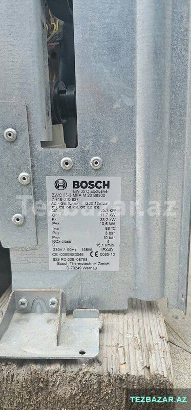 bosch bw 35 C exclusive zwc 35-3 35.7 kw original alman — Təmir və inşaat, Bakı (8)