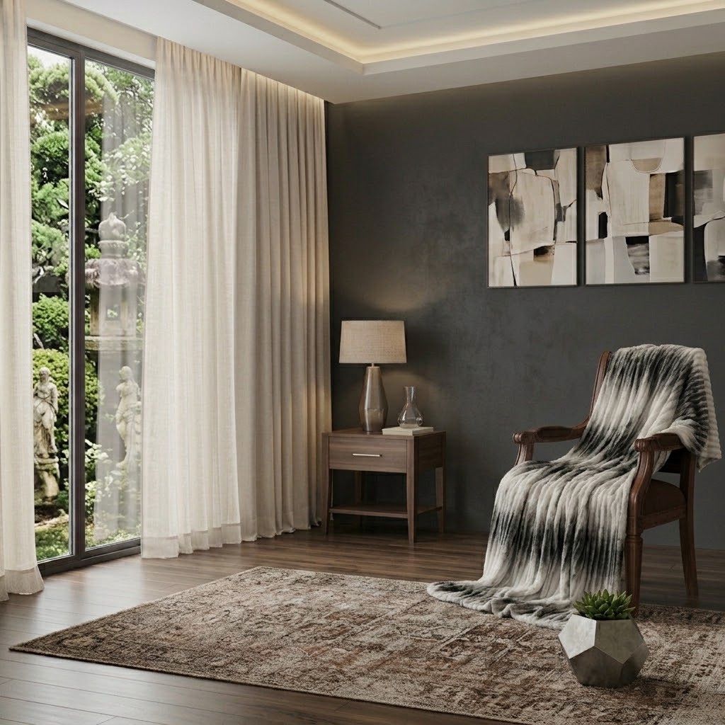 Pled-örtük MZ2311, ikinəfərlik, 220x240 sm, bambuk — Mallar, Bakı (3)