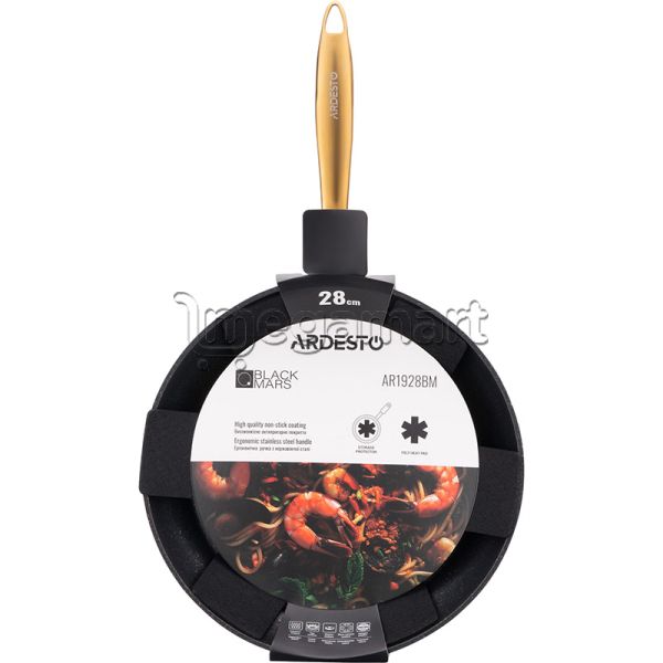 Tava Ardesto Fry pan Black Mars Sparkle (28 cm) AR1928BM — Masaüstü plitələr, Bakı