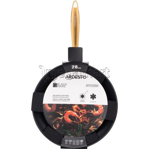 Tava Ardesto Fry pan Black Mars Sparkle (28 cm) AR1928BM — 39.99 ₼ · Bakı · Masaüstü plitələr Tava Ardesto Fry pan Black Mars Sparkle (28 cm) AR1928BM — Bakı