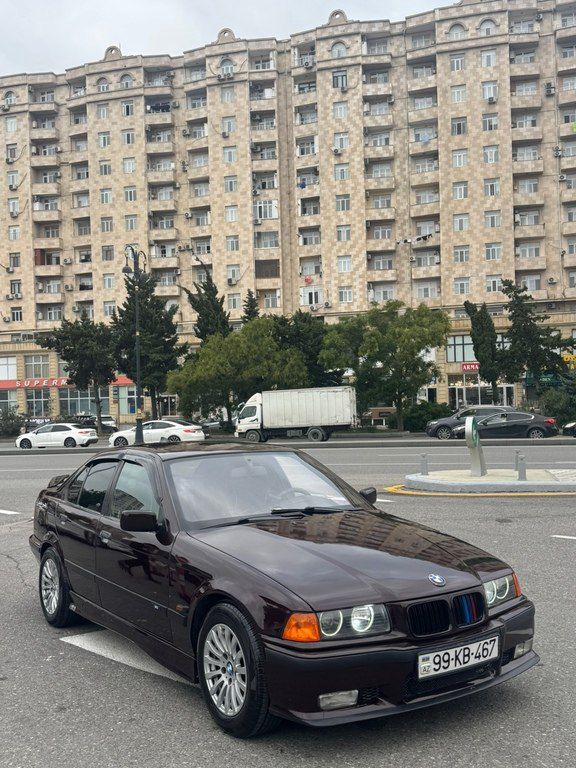 BMW 318, 1.8 L, 1994 il, 495 000 km 99-KB-467 — Avtomobillər, Bakı (2)