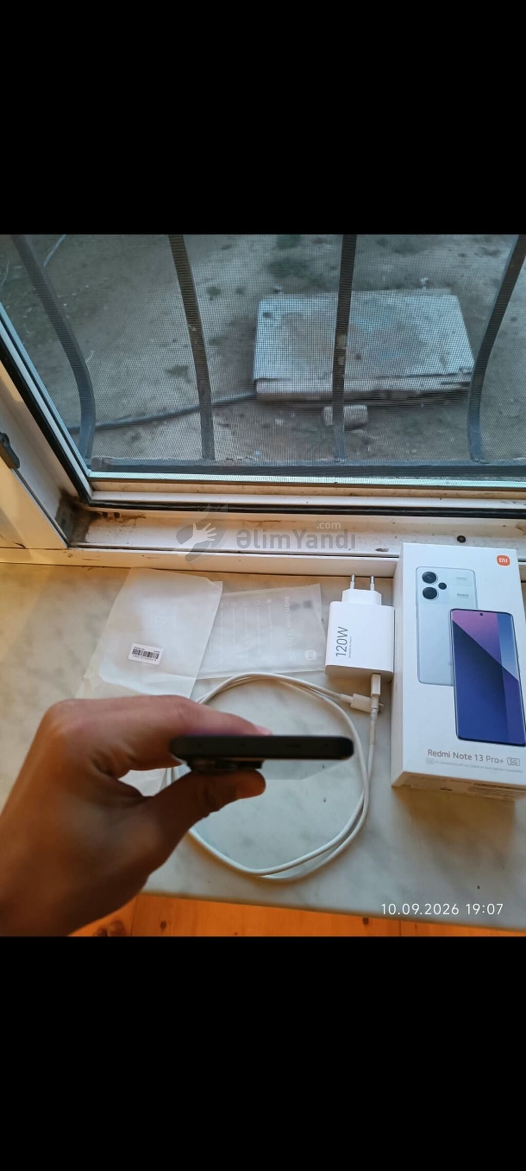 Redmi Note 13 Pro+, 256 GB, rəng - Qara, Barmaq izi, İki sim — Elektronika, Bakı (3)