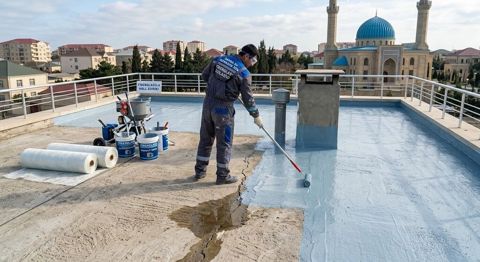 Damda su sızması var? fiberglassla həll edirik Ev Bina — Sumqayıt