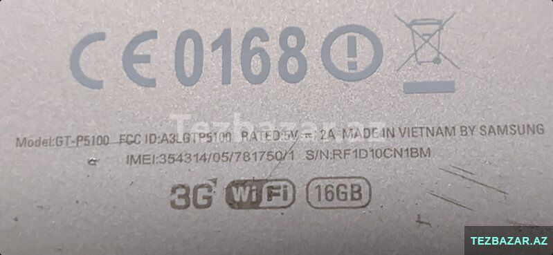 planshet samsung model: P5100 tab2 ehtiyat hissə — Smartfon aksesuarları, Bakı (3)
