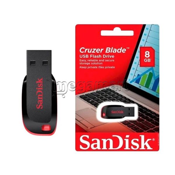 Fleş yaddaş kartı Flash SanDisk Cruzer Blade 8GB — USB fləş yaddaş, Bakı