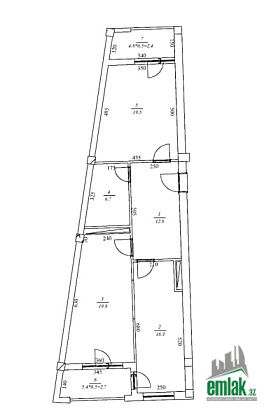 Satılır 3 otaqlı 95 m² yeni tikili Həzi Aslanov m — Mənzil (10)