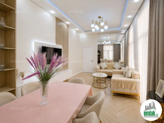 Satılır 4 otaqlı 130 m² yeni tikili Gənclik m — Mənzil (5)