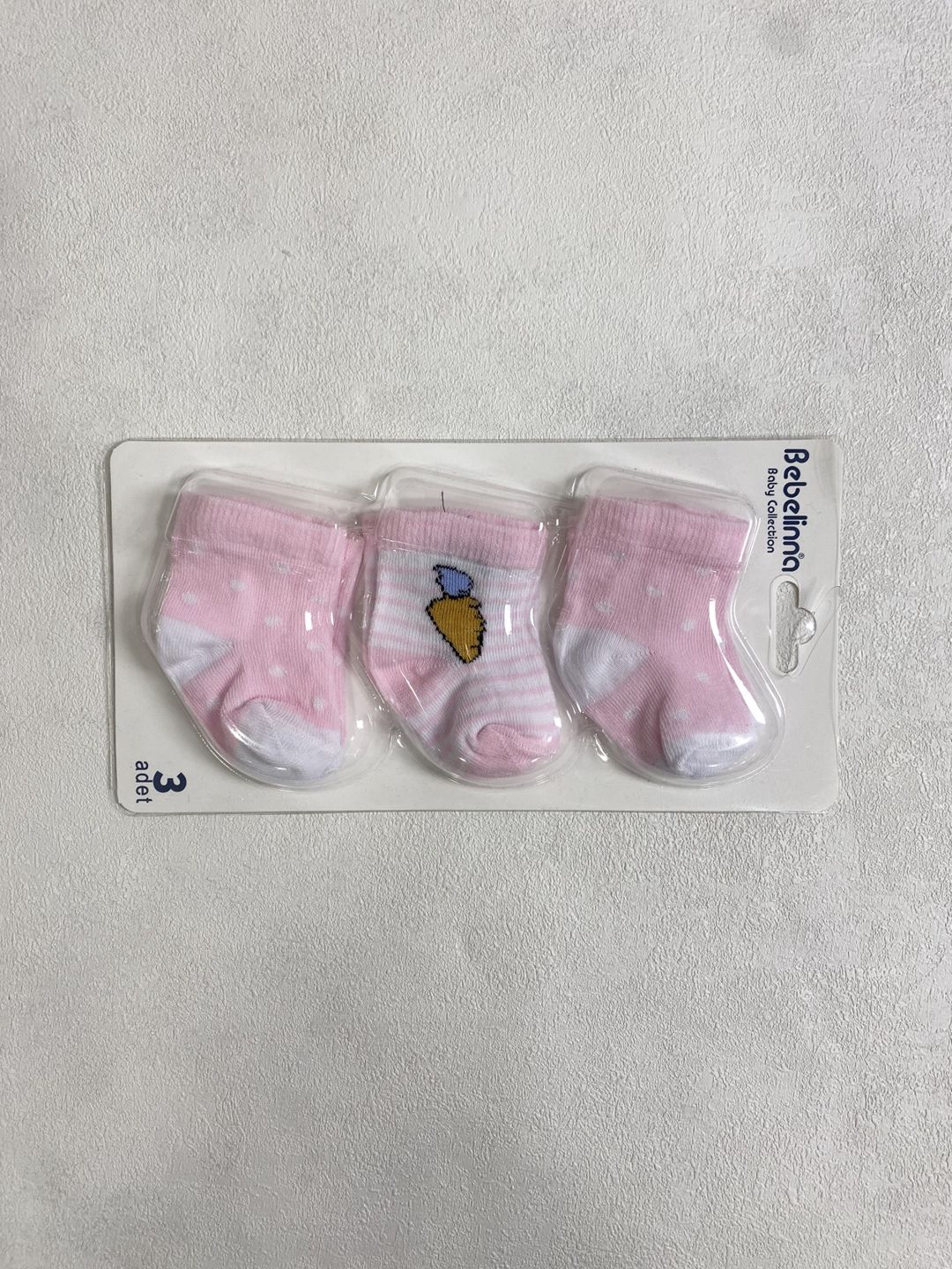 Yenidoğulan üçün corab dəsti RK11, rəngbərəng, pambıq, 0-6 ay — Mallar, Bakı