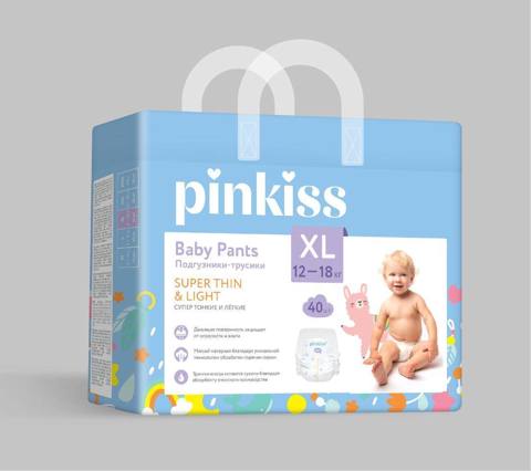 Uşaq bezi-tuman Pinkiss Baby XL, 12-17 kq, 40 əd — Bakı
