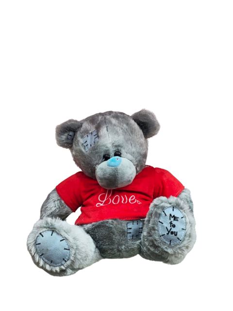 Yumşaq oyuncaq Love, 3 yaşdan, sintepon, boz — Bakı