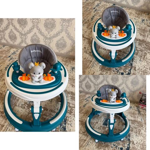Xadinok (uşaq yerişi) – “Babywalker” model - Rəng: tünd yaşıl-ağ — Bakı