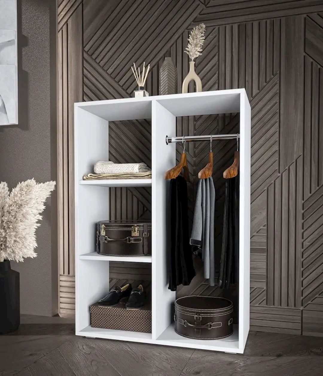 Açıq şkaf Letta Ldsp, ağ, 112x35x80 sm — Şkaflar, Bakı