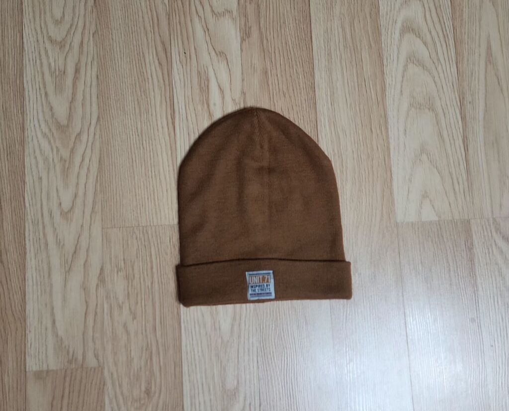 Unisex trikotaj papaq – qəhvəyi - Rəng: isti qəhvəyi (karamel ton) — Baş geyimi, Bakı (2)