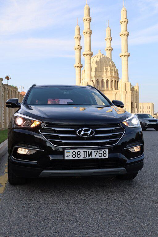 Hyundai Santa Fe, 2.0 L, 2017 il, 201 225 km 88-DM-758 — Avtomobillər, Bakı