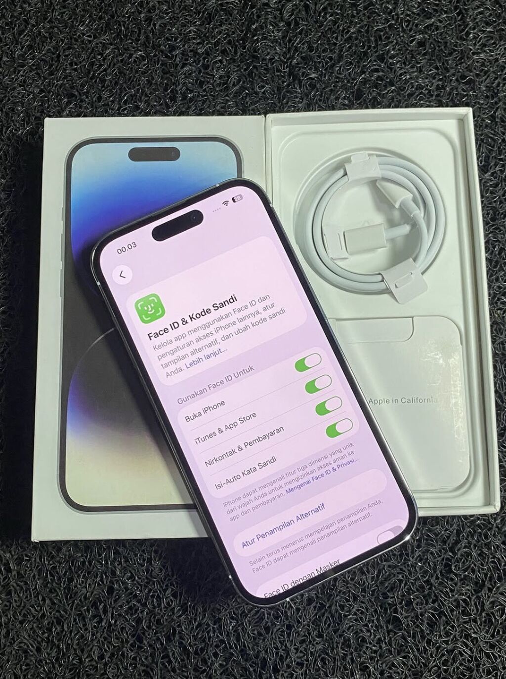 IPhone 14 Pro, 512 GB, Ağ, Zəmanət, Kredit, Simsiz şarj — Apple iPhone, Bakı (4)